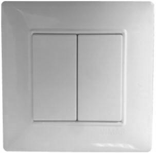 Comando Parede 2 botoes Branco S/Pilha CASAMBI
