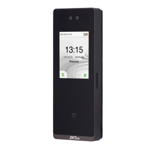 Controlo de acesso e presença IP65 - Facial, cartão EM e PIN - 3.000 caras | 150.000 registos - 2.8" Ecrã tátil TFT IP, WiFi, USB, 485 e Wiegand - Soft. Assiduidade: ZKBioTime 8 - Soft. Acessos: ZKBioCV