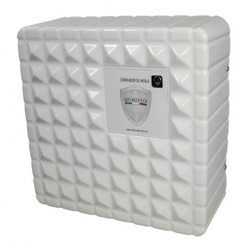 Defendertech - Gerador de neblina com conectividade LAN - 415 m3 em 60" - Bateria não incluída - Até 4.5 minutos de capacidade - Não deixa rastros depois do disparo