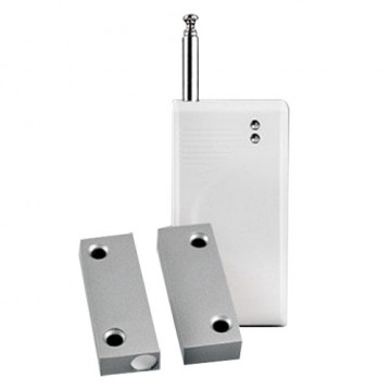 Détecteur de contact magnétique - Antenne externe - Indicateur LED de batterie LED - Portes et fenêtres métalliques - alimentation 2 pillage AAA 1,5 V LR03