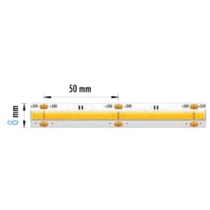 ECOB 10W 24V 2700K IP20 5MT RABLEAU