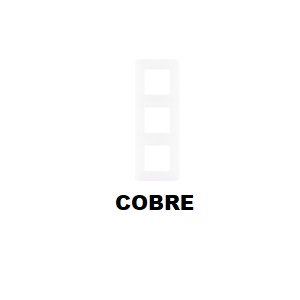 EFAPEL - 42930TCO ESPELHO TRIPLO COBRE - 5603011642860