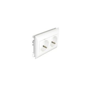 EFAPEL - 45260CBR Doppelschuko L75 Take - 4 White Mobile - 5603011075750
