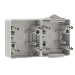 EFAPEL - 48994ACZ Doppelhorizontaler Basisgrau - 5603011067724