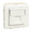 EFAPEL - 50441SBR ARO C/ MÓDULO 1 SAÍDA P/ CONETOR RJ45 BRANCO - 5603011618131