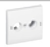 Efapel - 50686TBM C. Tom. Multibrand R-TV-SAT 2 Sorties BR MATE-5603011629786