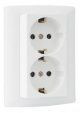 EFAPEL - 70331CBR DOUBLE SCHUKO WHITE MONOBLOCO - 5603011044084