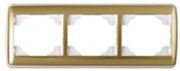 EFAPEL - 70931TBI ESPELHO TRIPLO HORIZONTAL BRANCO/INOX - 5603011047870