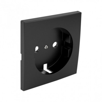 Efapel - 90631TPM Schuko Black Mate Center - 5603011605971