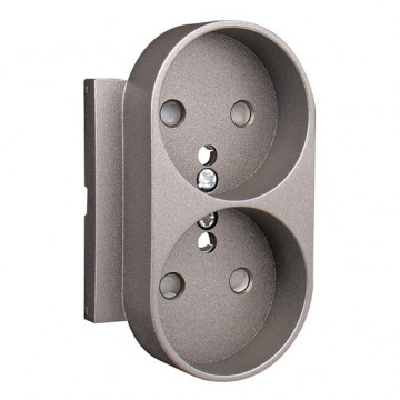 Efapel - 90656tis Downtown Double Tom Franc L90 avec OBT GRIS - 5603011599317