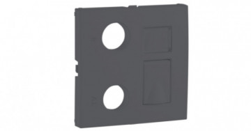 EFAPEL-90774TIS CENT Mixed Tom R-TV-RJ45/R-TV-RJ45-FO GRIS-5603011572983