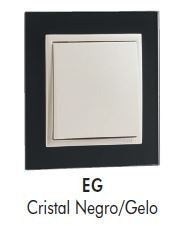 EFAPEL - 90910TEG Simple Mirror Black Crystal/Ice - 5603011607913