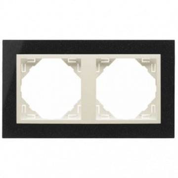 EFAPEL - 90920TPG Doppelschwarzer Mathemin Mirror Mate/Ice - 5603011607685