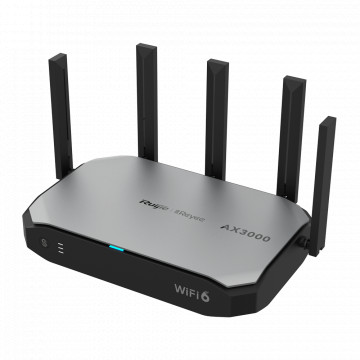Enrutador Wi-Fi Nube Reyee con red Malla - Wi-Fi 6 2x2 | 5 Puertos RJ45 10/100 /1000 Mbps - Apoyo hasta 4 Pálido a faito ou balance - Hasta 1200 Mbps de ancho de banda - Servidor VPN IPsec, L2TP, PPTP, OpenVPN - Control Inteligente da Ancho de B