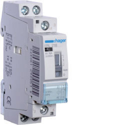 ERL218 - Relay Command 16A, 1NA+1NF, 12V 1M Hager EAN: 3250612400515