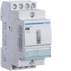 ERL425 - Contactor c/cmdo manual 25A, 4NA, 12V 2M HAGER EAN:3250612400928