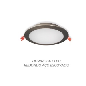 ESL8104WW - 100100200052 - DOWNLIGHT LED REDONDO 4W 3000K ACERO