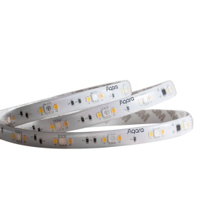 Extensão de fita LED Aqara T1 (1m) - Zigbee 3.0 / Matter over Zigbee - Requer o AQARA HUB 3.0 - Repetidor Zigbee - 50.000 Horas de vida - Compatível com Apple Homekit, Google, Alexa