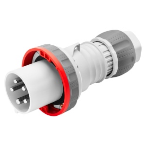 Ficha móvel, IP66/IP67/IP68/IP69, 3P+N+T, 63 A, 400 V, 6 h
