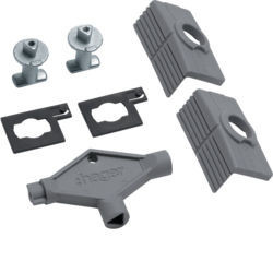 FL93Z - Cañón triangular 8mm p/cx. metálico HAGER Ean:3250612621163
