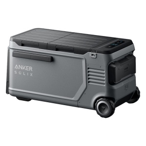 Frigorífico Portátil Anker Solix - Volume 58L - Com rodas - Saídas e formas múltiplas de recarregar - Bateria substituível - Ecrã tátil | Controlo via APP