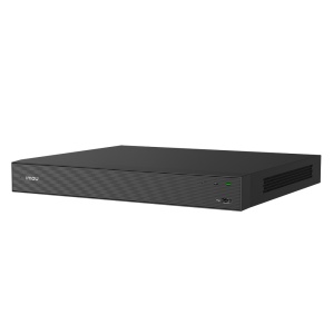 Grabador NVR para cámaras IMOU - 16 Puertos PoE y 36-Ch access - Compresión H.265 - Ancho de banda 320Mbps - Salida HDMI y VGA 4K - Admite 2 discos duros hasta 16TB