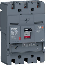 HET160GR - Disjuntor P250 LSnI 3P-3D 160A 70kA HAGER EAN:3250613176273