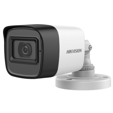 Hikvision – VALUE Gamma 4en1 Bullet-Kamera – 1080p-Auflösung, Hochleistungs-CMOS – 2,8-mm-Objektiv | Intelligente IR-Reichweite 30 m – Audio über Koaxialkabel | Eingebautes Mikrofon – Wasserdicht IP67