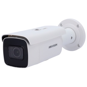 Hikvision - Cámara IP Bullet Gama PRO - Resolución de 8 megapíxeles (3840x2160) - Lente varifocal motorizada de 2,8~12 mm | Alarmas - Alcance IR de 60 m | Detección de movimiento 2.0 - AcuSense | Detección facial | PoE+ IEEE802.3at