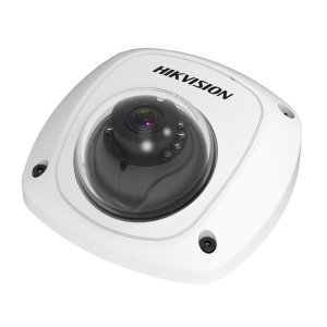 Hikvision Câmara Minidome Móvel - 1080p (1920x1080) | Lente 3.6 mm - Conector de aviação antivibração de 4 pinos - Áudio | Microfone - IR Alcance 20 m - Apta para interior