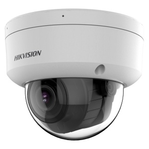 Hikvision - Dome IP Camera Pro - Résolution 8 mégapixels (3840x2160) - 2,8 ~ 12 mm | MicroSD | IP67, IK10 - Range de lumière hybride 40 m | Microphone du tableau - ACUSENSE | MD 2.0 | Alarmes | Audio | Pape
