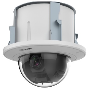 Hikvision dome motorizado IP gama PRO - Resolução 2 Mpx (1920x1080) - Lente 4.8~120 mm | Zoom óptico 25X - Alarmes | Áudio | PoE+| Face Capture - Velocidade máxima 250º/s | Tamanho reduzido 5" - Montagem embutida | Adequado para uso interno | IK10