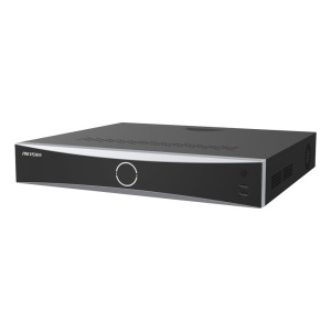 Hikvision gravador NVR 32 CH IP gama PRO - 16 CH PoE IEEE 802.3af/at 200 W max - Resolução máxima 12 Mpx - AcuSearch | AcuSense | Reconhecimento facial - AcuSeek, pesquisa baseada em texto até 16CH - Áudio | Alarmes | 4 HDD
