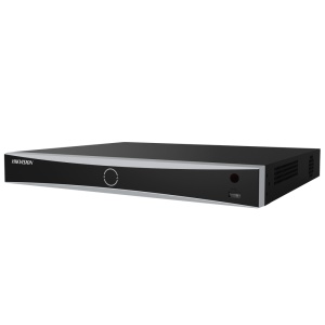 Hikvision NVR-Recorder 16 CH IP PRO-Reihe – PoE IEEE 802.3af/at 200 W – Maximale Auflösung 12 Mpx bei 2 Kanälen – Bandbreite 160 Mbit/s – AcuSense | 2 Festplatte | Alarme | Audio - Bewegungserkennung 2.0 | Gesichtserkennung