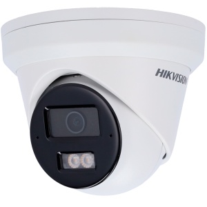HIKVISION - TURRET CAME IP Pro - Résolution 8 mégapixels (3840x2160) - 2,8 mm Lens | Double microphone dans la matrice - Plage lumineuse hybride 30 m | Poe | MicroSD | IP67 - ACUSENSE | Détection de mouvement 2.0