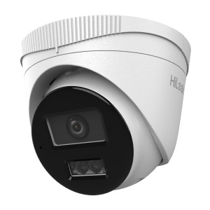 HiLook câmara Turret IP - Resolução 6 Megapixel (3200x1800) - Lente 4 mm - Microfone integrado - Luz híbrida 30 m | PoE IEEE802.3af - Deteção de movimento 2.0 | IP67