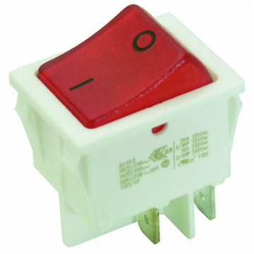 Interrupteur de panneau incarné E / S 16A 250V