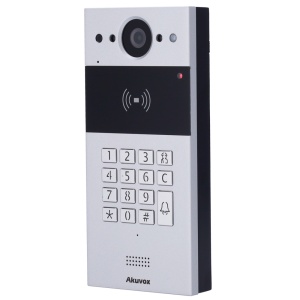 IP Video enquêtes - 2 MPX Chamber | Audio bidirectionnel - Ouverture avec carte en / mf, NFC et PIN | 2 Relais - Codes temporaires | Poe, standard SIP - Cloud de maintenance - Connexion du moniteur et plaques via le cloud