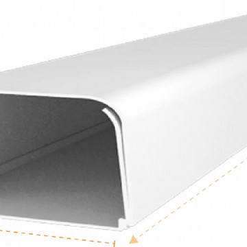 Jsl rails and accessories rounded corners 100x60 for cables -