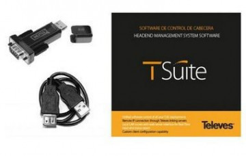 Kit: Connection cable and USB 2.0 / RS-232 adapter. Applications: TSuite (T.0X, T05)