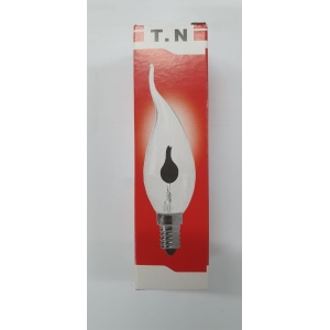 LAMPVELAE14 - Lâmpada LED Vela Flame Ponta Natureza Fogo Tremeluzir Luz Vintage