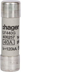 LF440G - Fusível 14x51 gG 40A 500V HAGER EAN:3250614062575