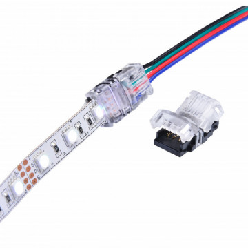 Ligador IP65 c/ 4 fios para fita led 10mm