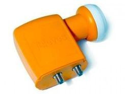 LNB Compensar Mellizo (2 Salidas Ha/Va/Hb/Vb) G 60dB (Ampolla T2)