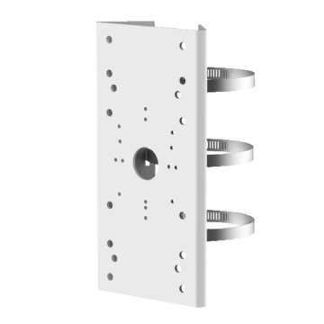 Mast/Posts Support - For Bullet Cameras - Diameter 67 ~ 127 mm - Apt for use abroad - Stainless steel with anti -corrosion treatment - white color
