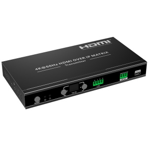 Matriz de sinal HDMI IP - Permite NxM - Resolução 4K - Inclui 1 emissor