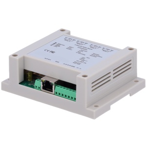 Módulo de adquisición y control de datos - 4 entradas digitales | 4 salidas de relé (NO/NC) - Protocolos: Modbus/TCP, TCP/IP, UDP, HTTP,... - Servidor web integrado - Puerto Ethernet 10/100 Base-TX PoE | Puerto WiFi - No incluye alimentador - Alimentación