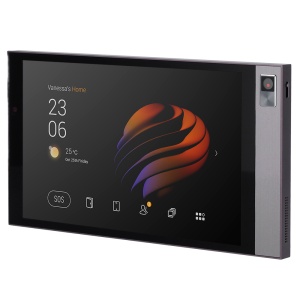 Monitor Androide 10.0 a domótico - Pantalla Tft de 8" | Aplicaciones de terceros - Audio bidireccional | Monitor de video portero - TCP/IP, Wifi, Bluetooth, Zigbee, Knx, SORBO - Sensores ambiental 2 relé - Conexión a través de da Nube | Cámara integrado