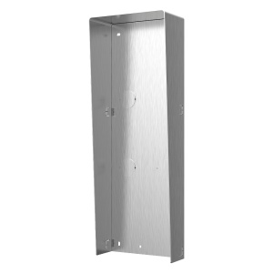 Oberflächenregistrierungsbox – Bis zu 3 Module – Speziell für Hikvision-Video-Gegensprechanlagen – Kompatibel mit Hikvision-Modulen – Mit Visier – Panel aus Edelstahl