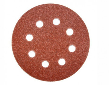 Papier de verre velcro grano 120 125 mm 10un